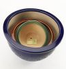 planColorful Jewel-Tone Flower Pot Set - Trio of Vibrant Planters for Home Decor