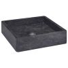 Sink Black 15.7"x15.7"x3.9" Marble