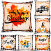 6 Pack Thanksgiving Pillow Covers 18x18 Inch Farmhouse Buffalo Plaid Throw Pillows Truck Pumpkin Cases Fall for Couch Sofa Outdoor Indoor Home Decorat