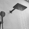 Single-Handle 2-Spray of Rain Shower Head System Shower Faucet and Handheld Shower Kit(Valve Included)