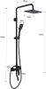 Shower Faucet Set 10" Square Shower Head 3 Function Rainfall Shower Faucet Set Handheld Sprayer Bathroom Shower Fixture System Wall Mount