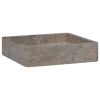 Sink Gray 15.7"x15.7"x3.9" Marble