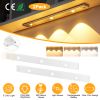 2Pack Rechargeable Cabinet Light Motion Sensor Light Cordless LED Closet Lamp 3 Colors Dimmable Light for Kitchen Cabinet