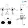 8 in. Waterfall Widespread 2-Handle Bathroom Faucet With Pop-up Drain Assembly